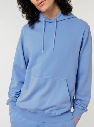 Hoodie Terry Vintage Unisex - G. Dyed  Swimmer Blue