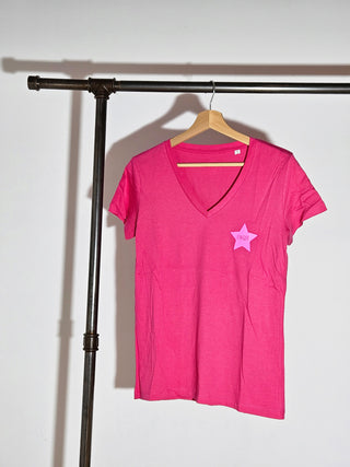Stern Unique / T-Shirt V-Ausschnitt Damen