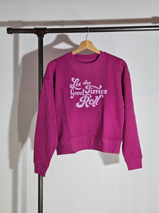 Let The Good Times Roll / Sweater Cropped Damen