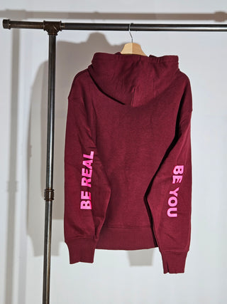 Be Real Be You / Hoodie 90`s Unisex