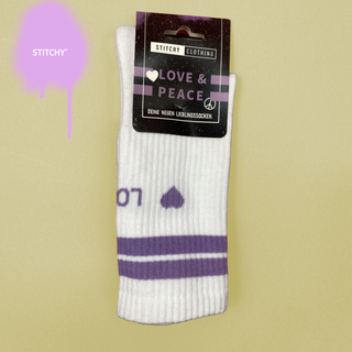 LOVE & PEACE / Premium Cushioned Socks