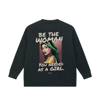 Be the woman / Sweater Sidecut Damen NEU