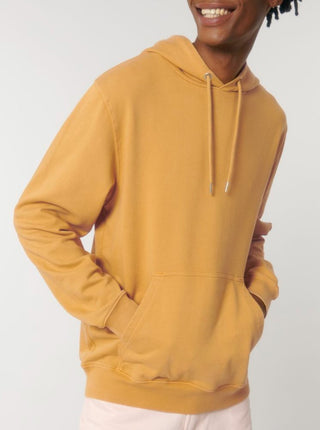 Hoodie Terry Vintage Unisex - G.Dyed Gold Ochre
