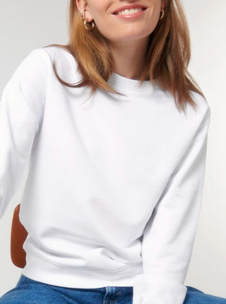 Sweater Terry Unisex - White