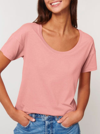 T-Shirt Comfy Damen - Canyon Pink