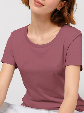 T-Shirt Sporty Damen - Hibiscus Rose