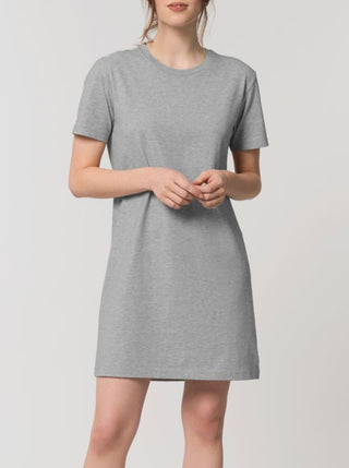 T-Shirt Kleid - Heather Grey